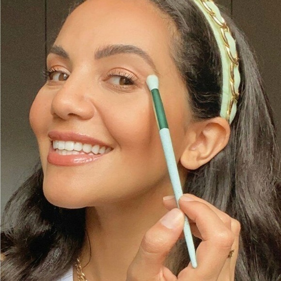 Elaina Badro Sea Green Divine Duo Brush Set | NEW | 2 Piece Seagreen - Picture 5 of 12